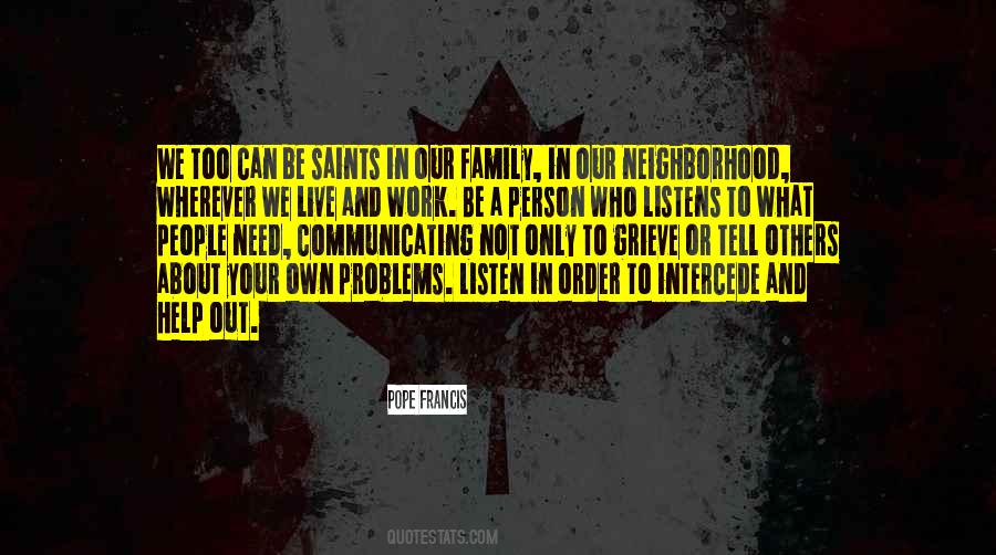Help Family Quotes #136731
