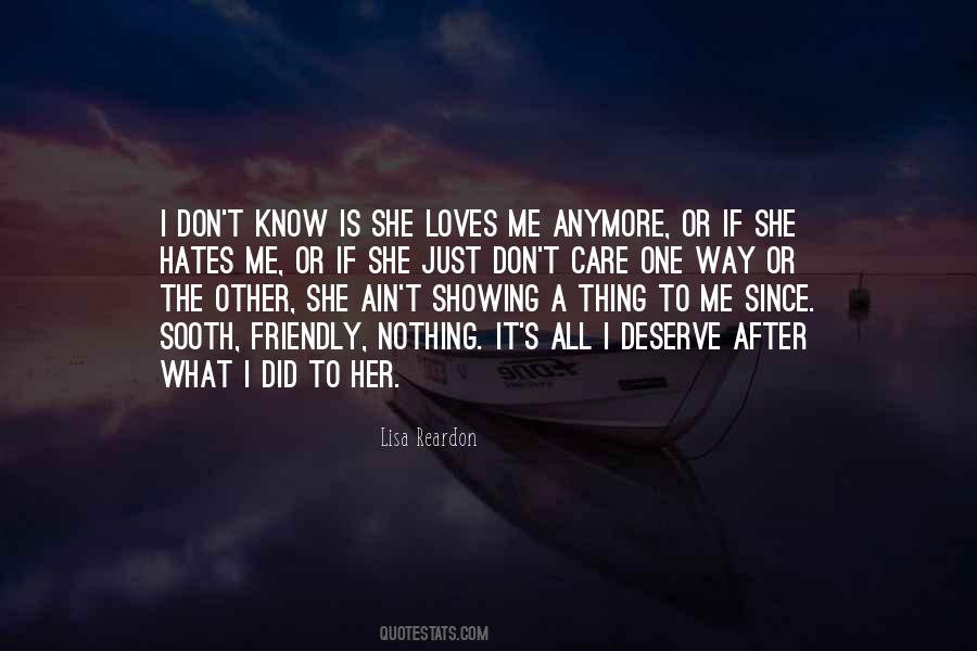 Don't Love Me Anymore Quotes #1160390