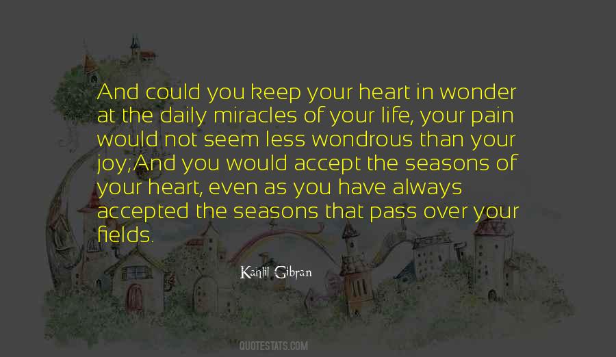 Joy And Wonder Quotes #1687520