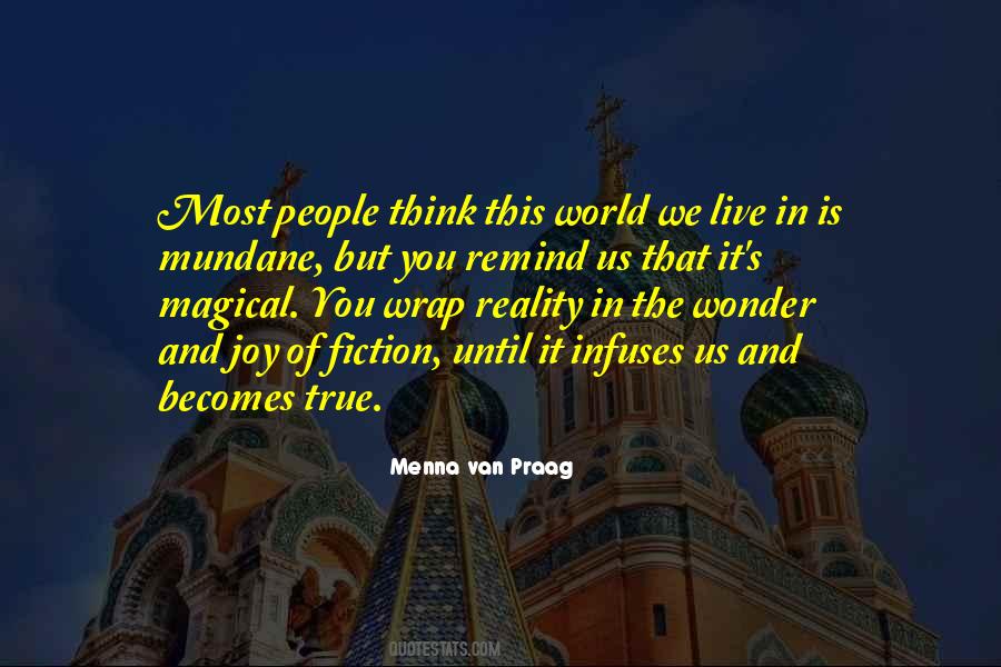 Joy And Wonder Quotes #608844