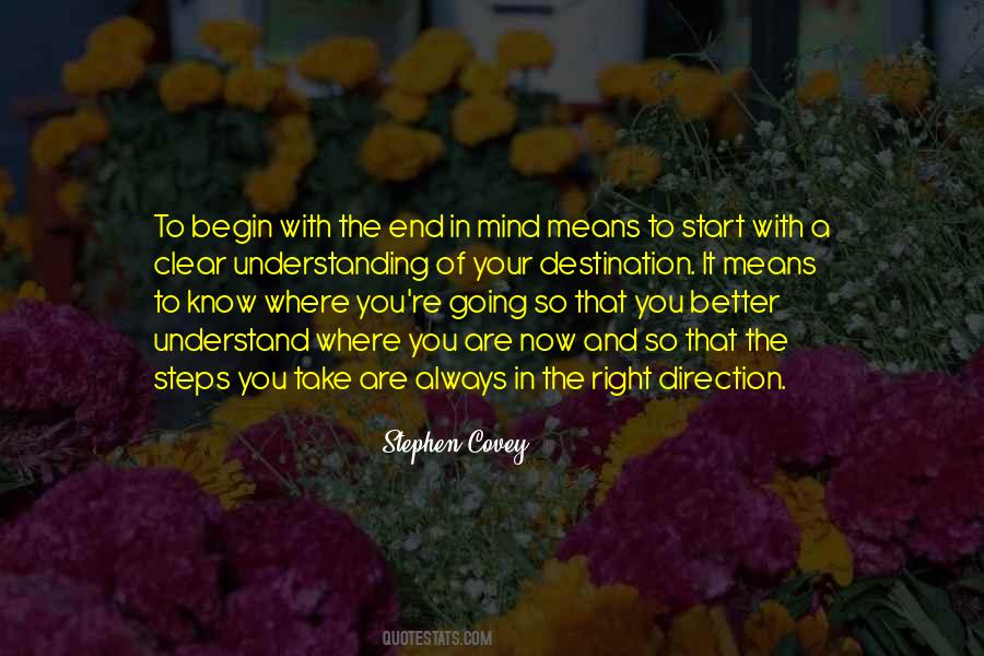 With The End In Mind Quotes #873278