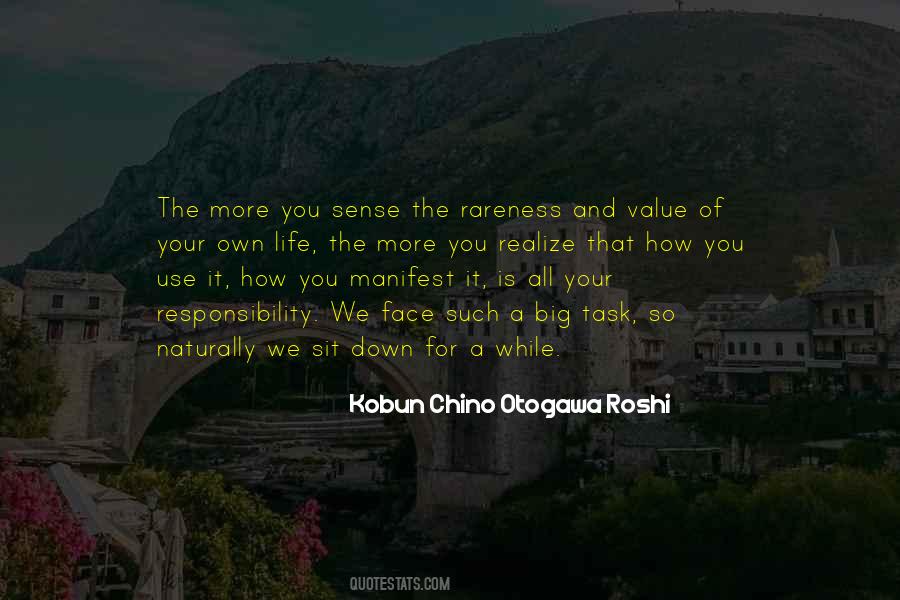 The Value Of A Life Quotes #416924