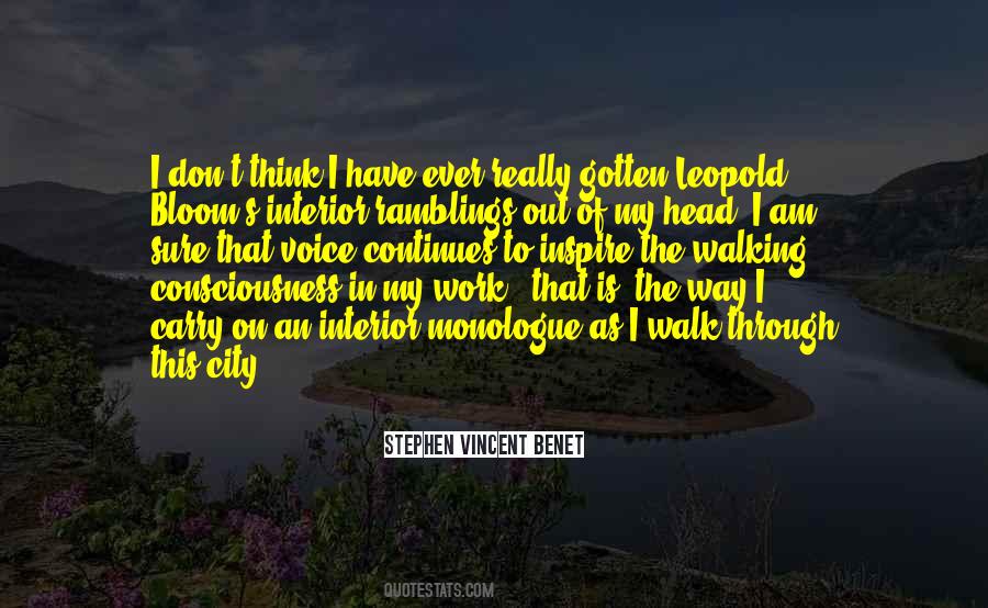 Quotes About Walking In The City #1502558
