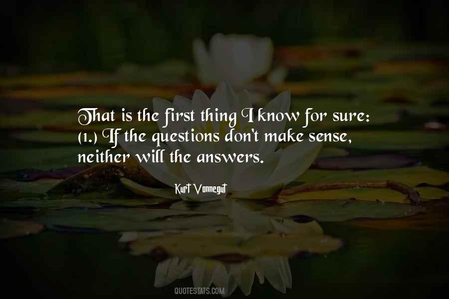 Don't Make Sense Quotes #104961