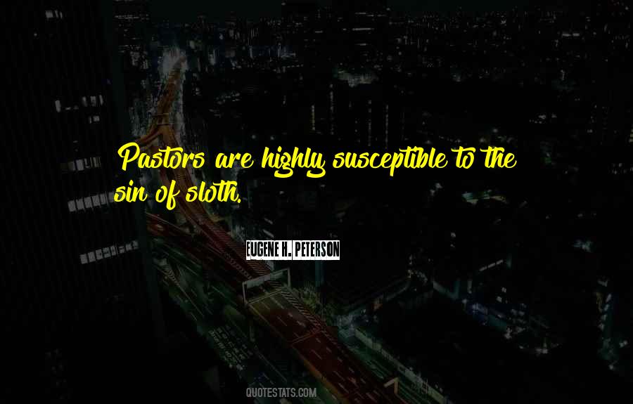 Eugene Peterson Pastor Quotes #1148116