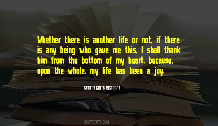 Thank You For Being In Your Life Quotes #1534263