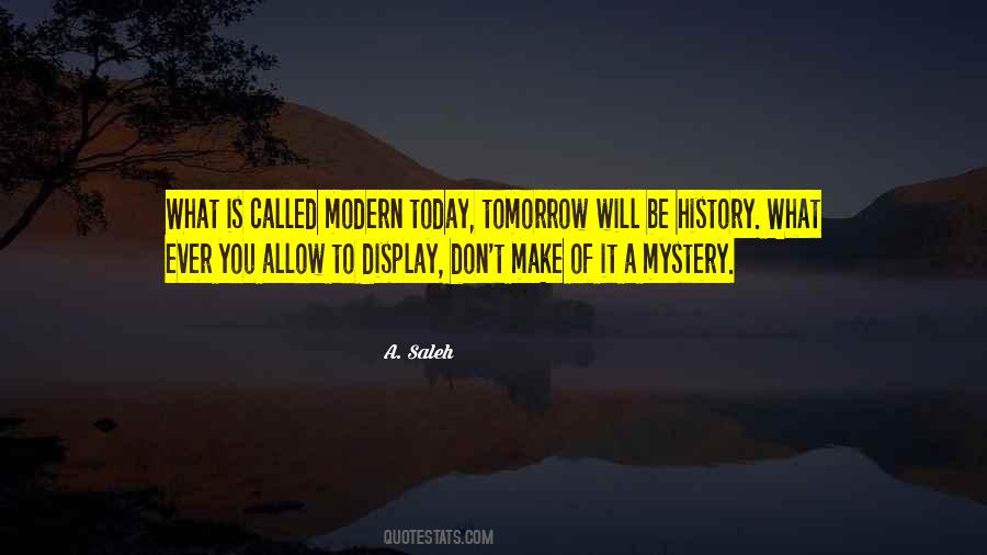 History Mystery Quotes #1232438