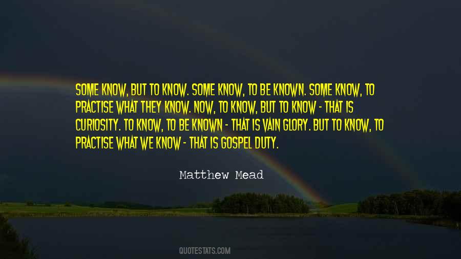To Be Known Quotes #1070704