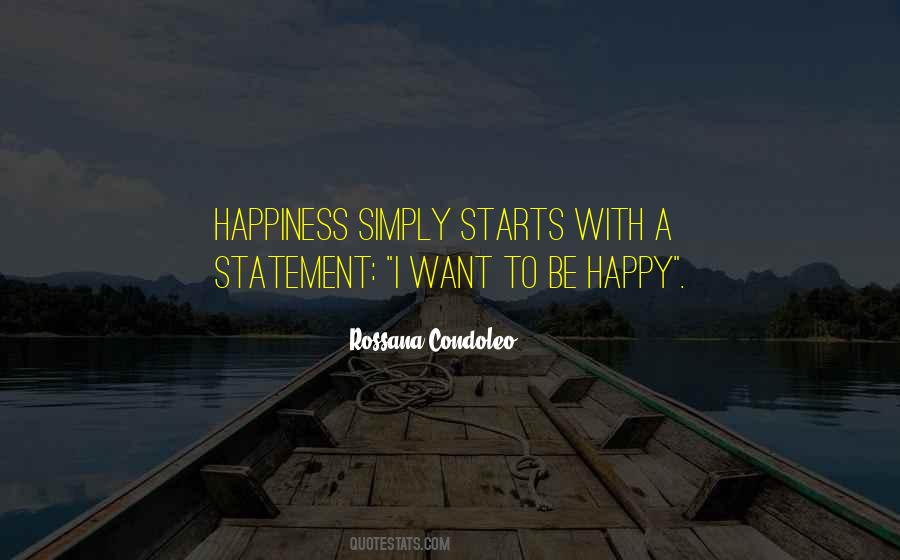 Simply Be Happy Quotes #1875823