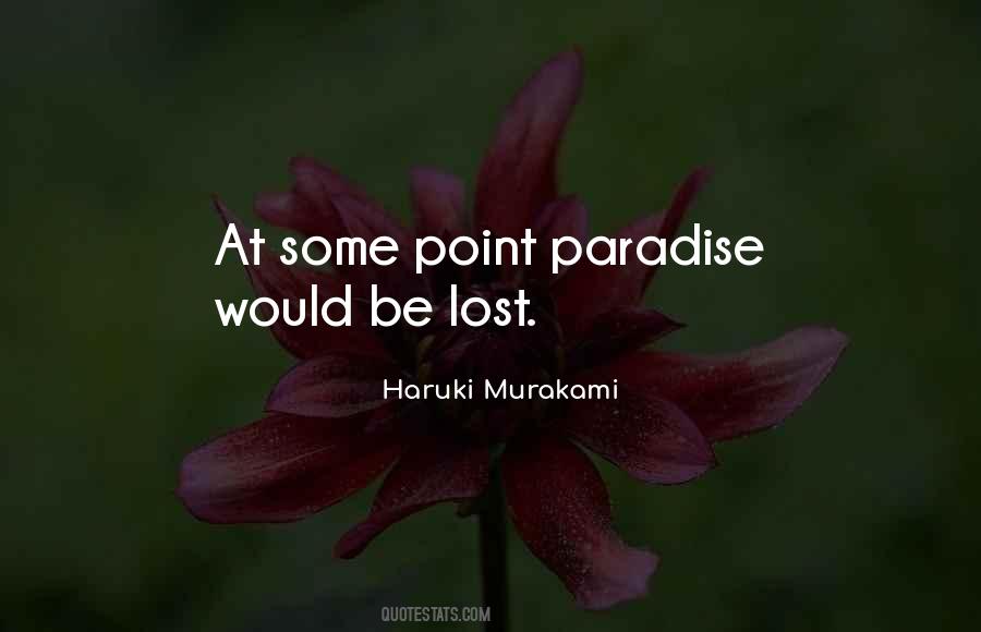 Lost Paradise Quotes #1413807