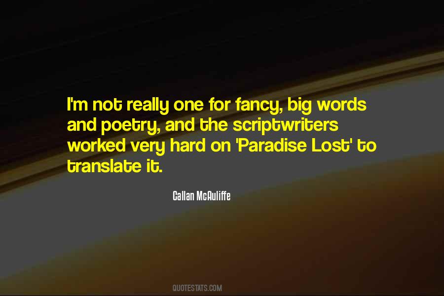 Lost Paradise Quotes #438608