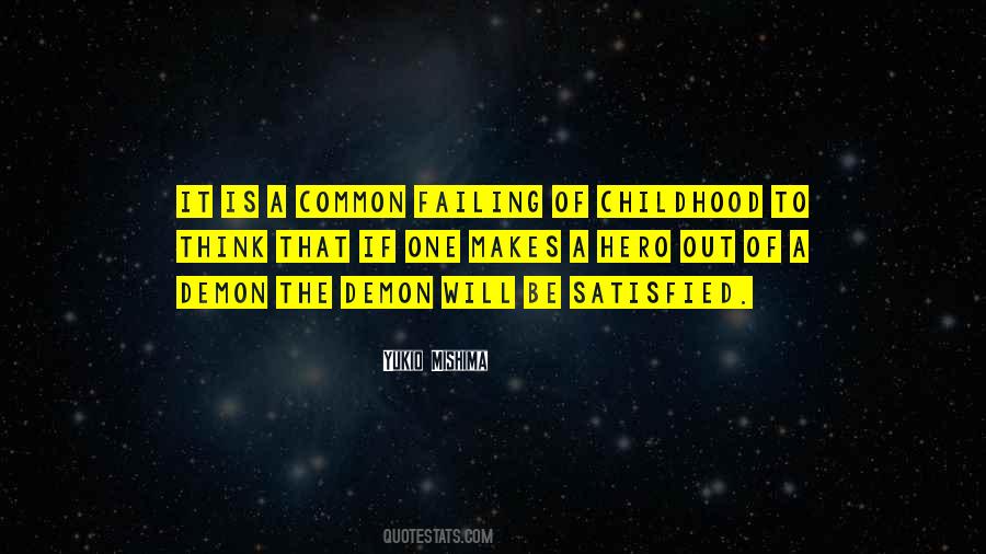 Childhood Hero Quotes #51694