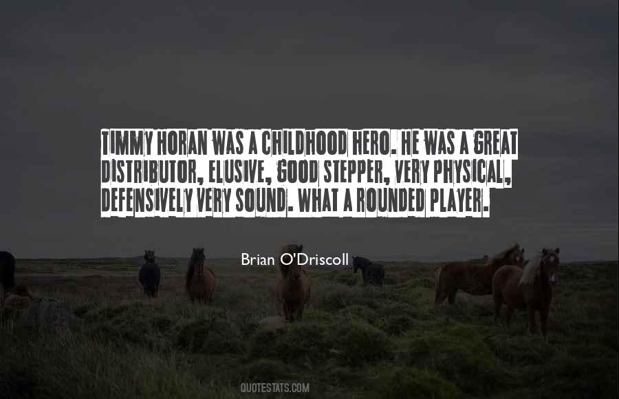 Childhood Hero Quotes #74913