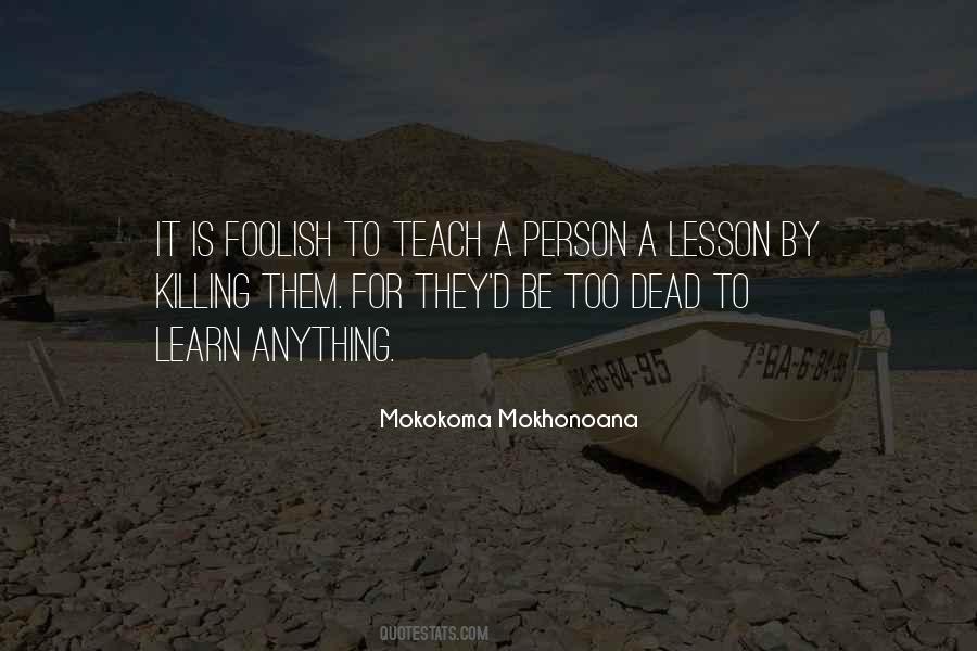 Learn Lesson Quotes #325357
