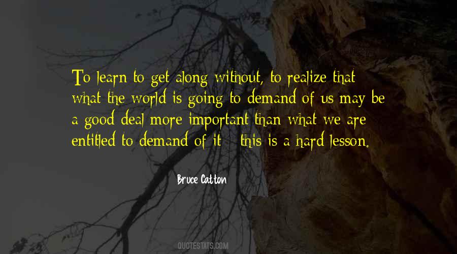 Learn Lesson Quotes #412276