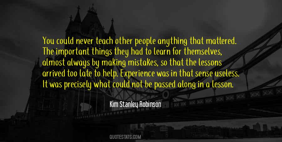 Learn Lesson Quotes #792840