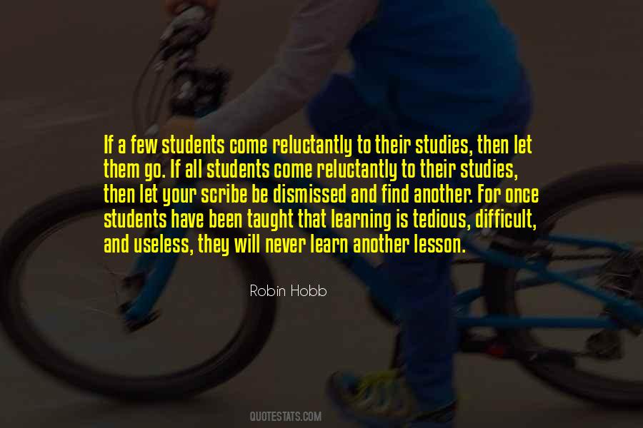 Learn Lesson Quotes #883814