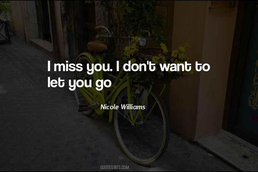 Don't Miss You Quotes #211118