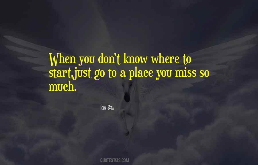 Don't Miss You Quotes #51095