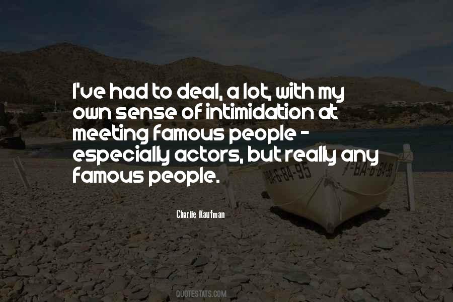 No Intimidation Quotes #835210