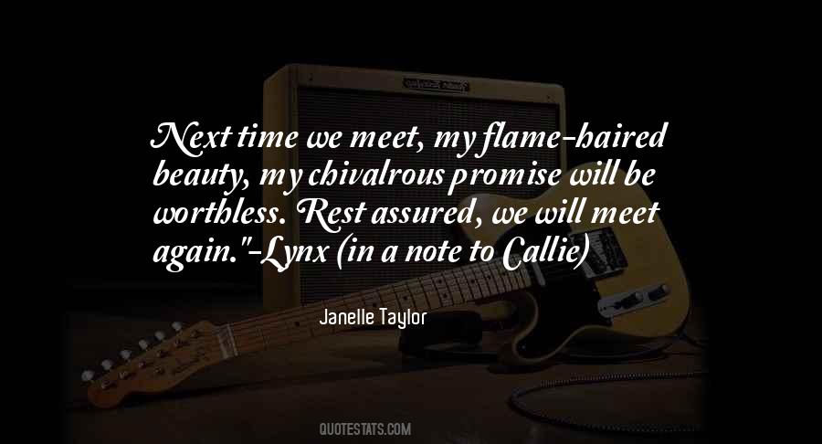 Until We Meet Next Time Quotes #104764