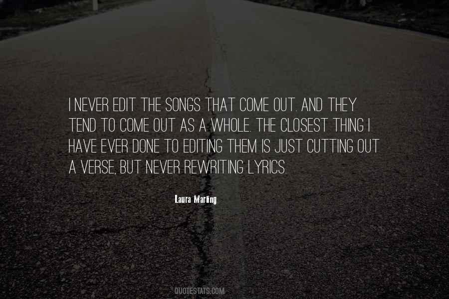 Songs And Lyrics Quotes #1108327