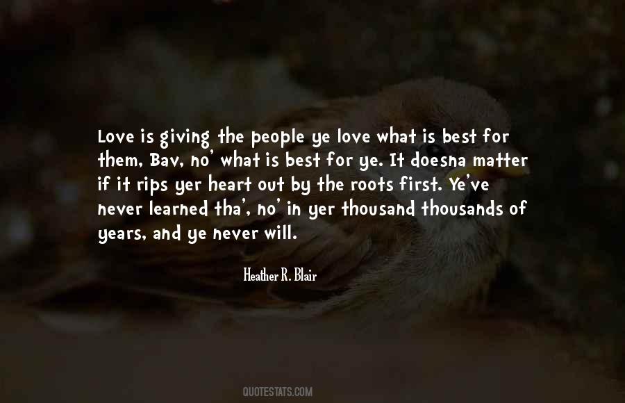 Love Is Giving Quotes #1393222