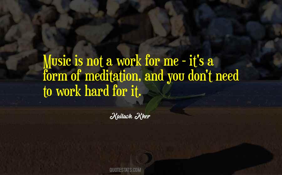 Quotes About Music And Meditation #1010193