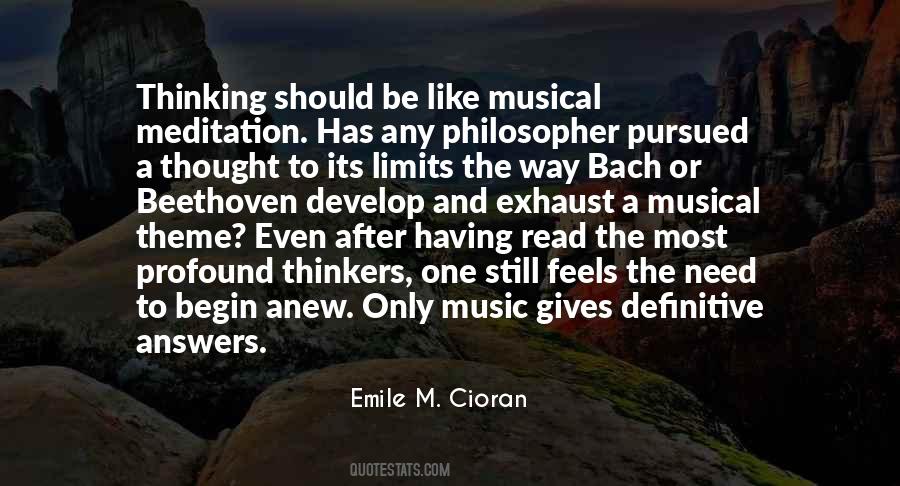 Quotes About Music And Meditation #1821912