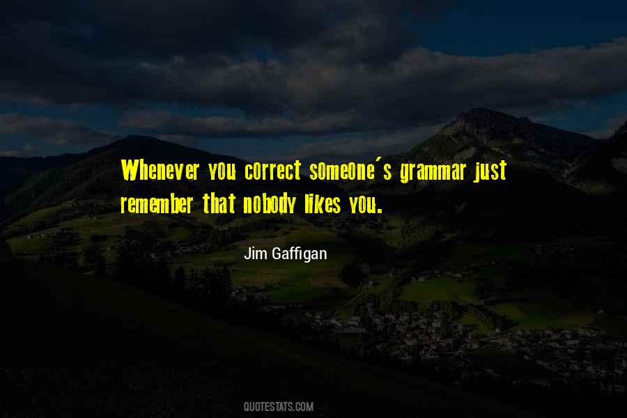 Correct Grammar For Quotes #66816