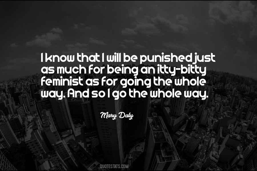 Mary Daly Feminist Quotes #536058