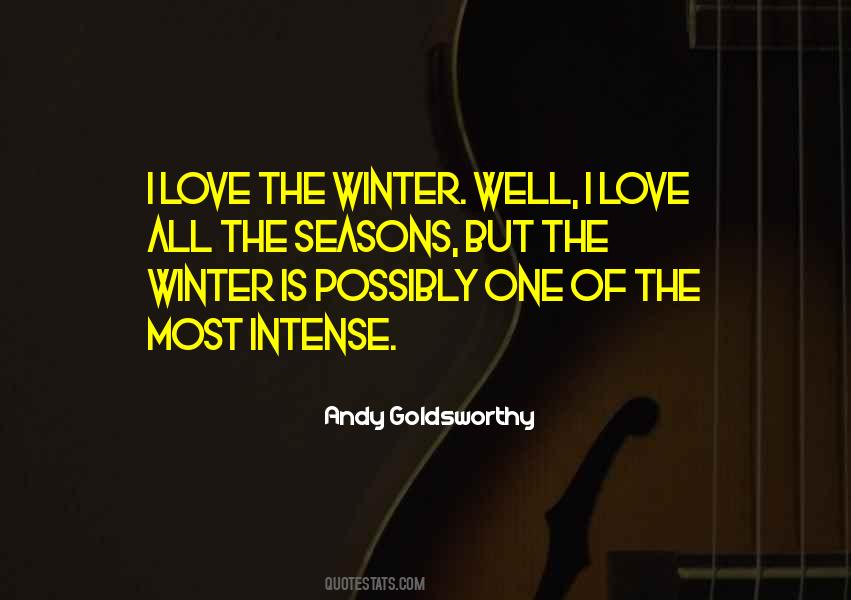 Love Winter Quotes #1233810