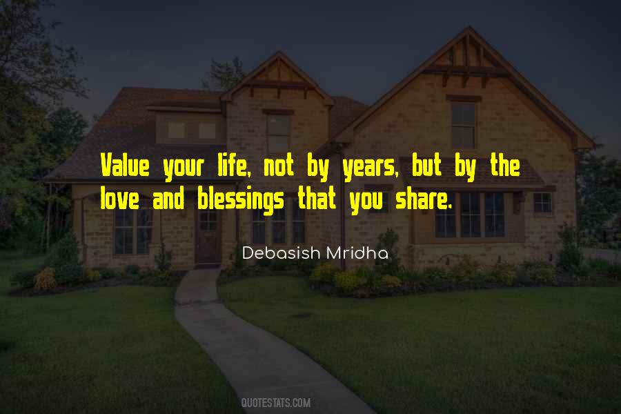 When You Share Your Blessings Quotes #710279