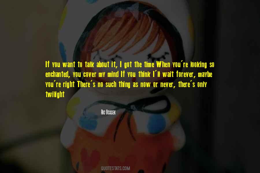 I Got No Time Quotes #1043407