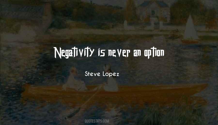 Never An Option Quotes #483427