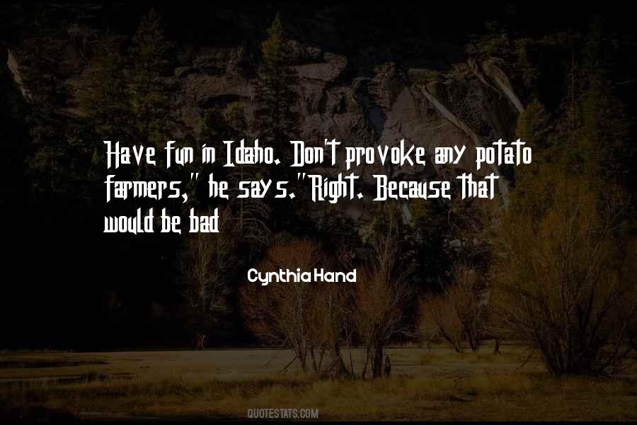 Don't Provoke Me Quotes #1868831