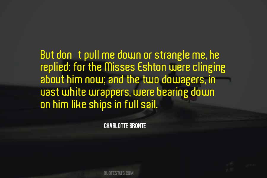 Don't Pull Me Down Quotes #337663