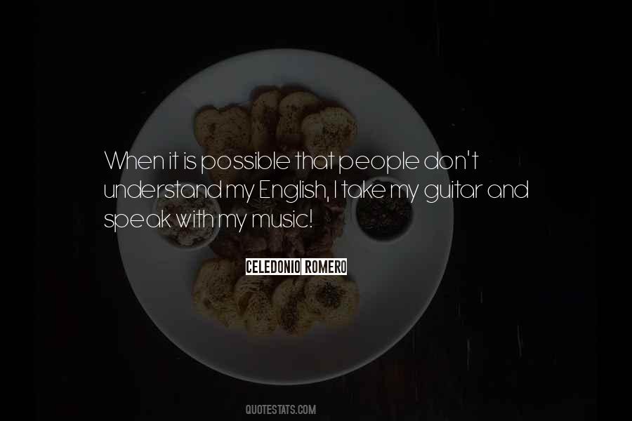Music English Quotes #689809