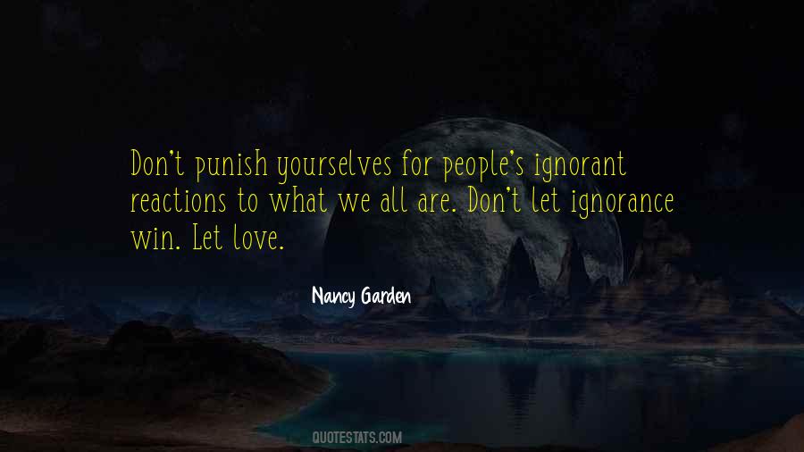 Don't Punish Yourself Quotes #182761