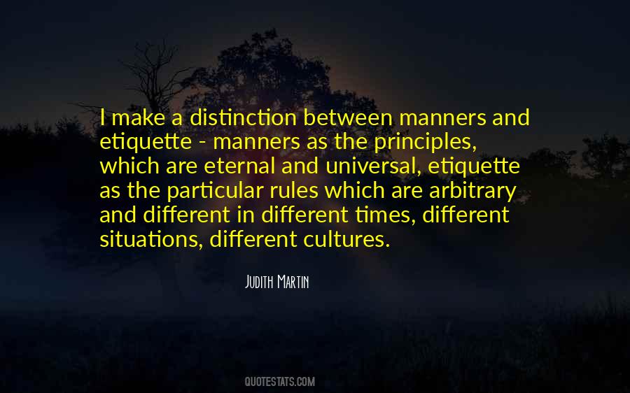 Manners Etiquette Quotes #1714544