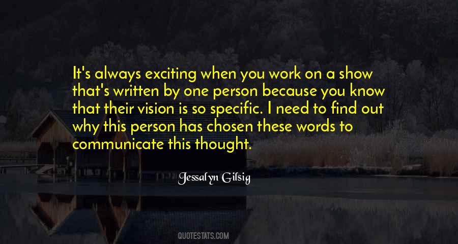 Need One Person Quotes #1427253