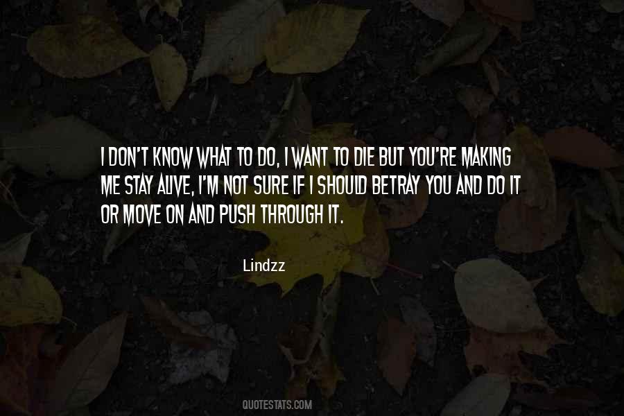 Don't Push Me Quotes #1305526