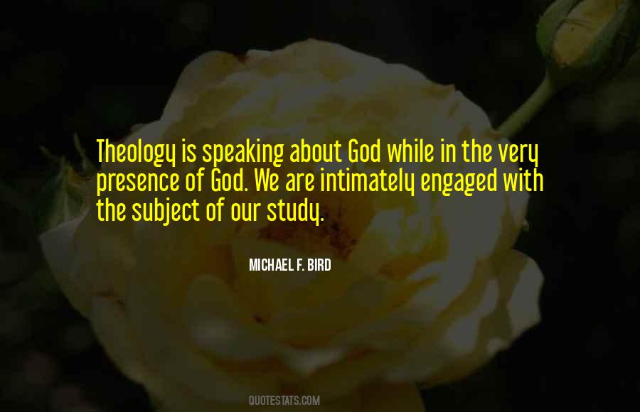 Study Theology Quotes #1581365
