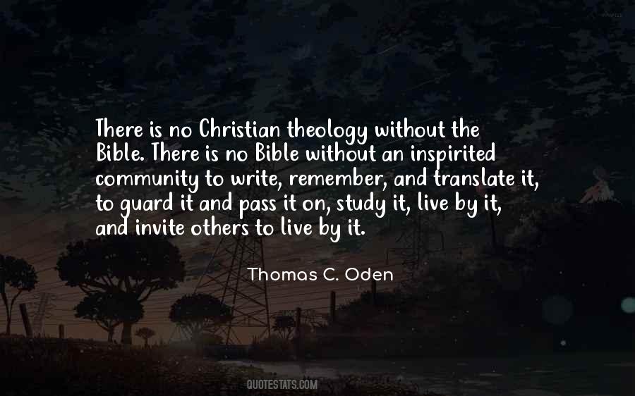 Study Theology Quotes #796438