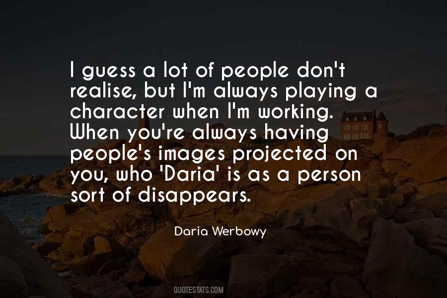 Having A Person Quotes #1555919
