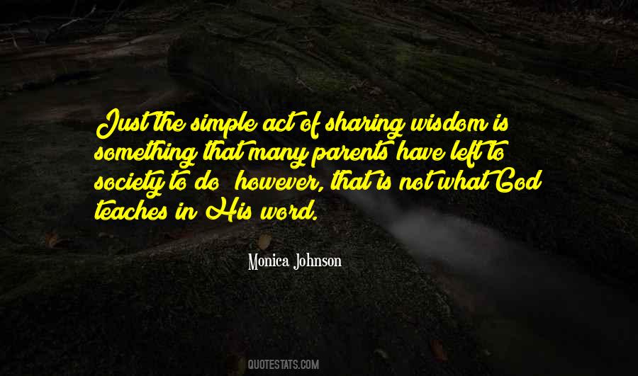 Act Of Sharing Quotes #1801389