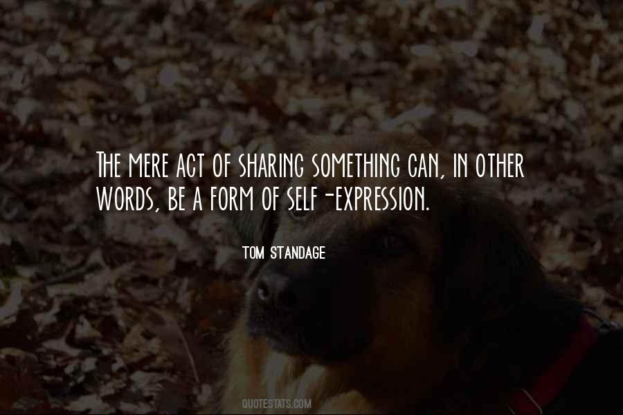 Act Of Sharing Quotes #567428
