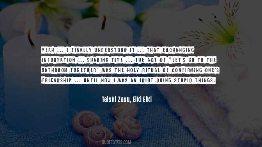 Act Of Sharing Quotes #991114