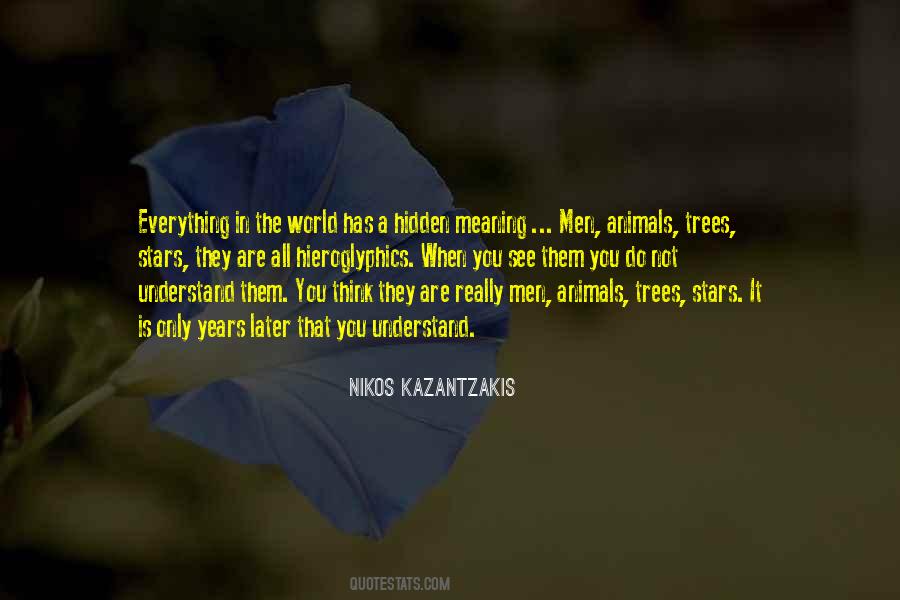 Everything Has Meaning Quotes #1058931