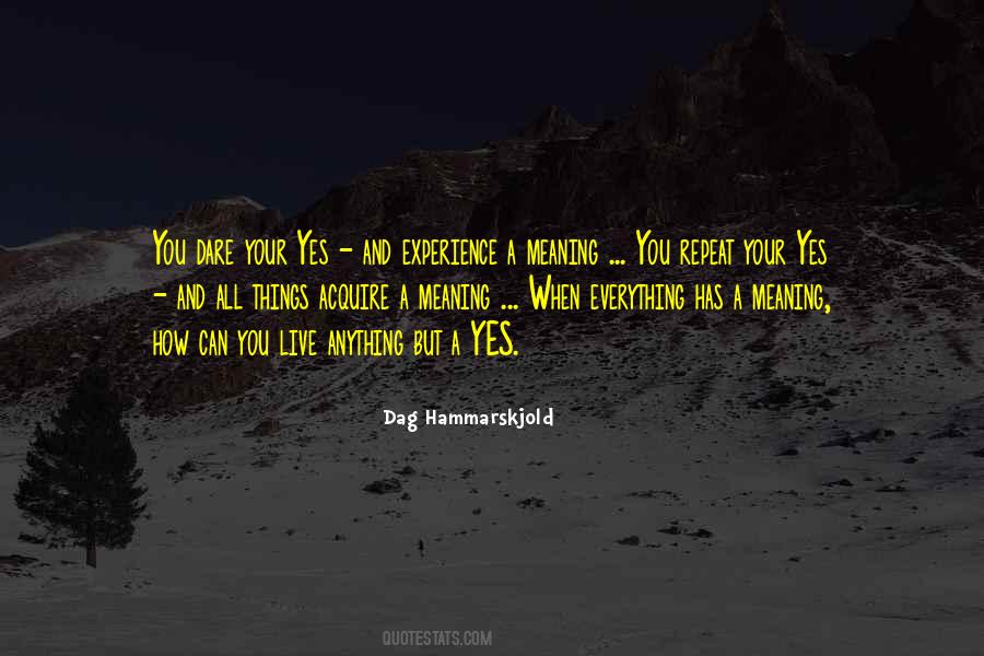 Everything Has Meaning Quotes #783791
